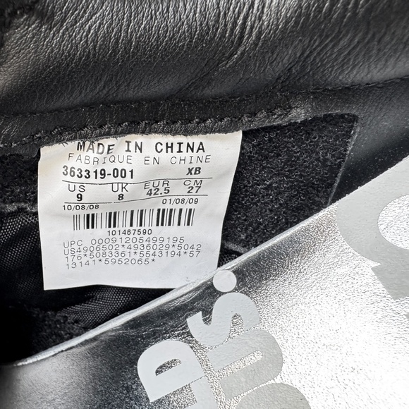 Nike SB Bruin Supreme Black Metallic Silver Men's Size 9 363319-001 DS SS09 DUNK - Picture 10 of 16